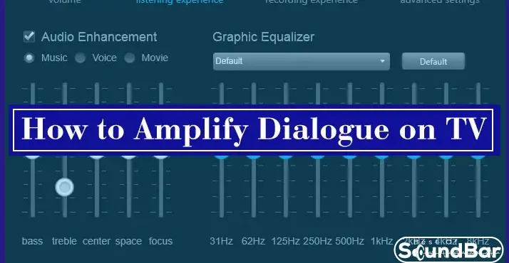 How to Amplify Dialogue on TV