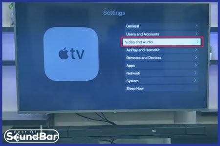 Apple TV 4k Audio Output Settings