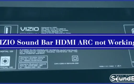 VIZIO Sound Bar HDMI ARC not Working