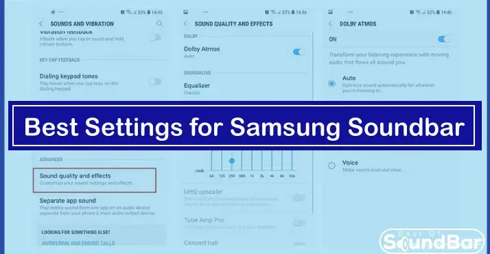 Best Settings for Samsung Soundbar